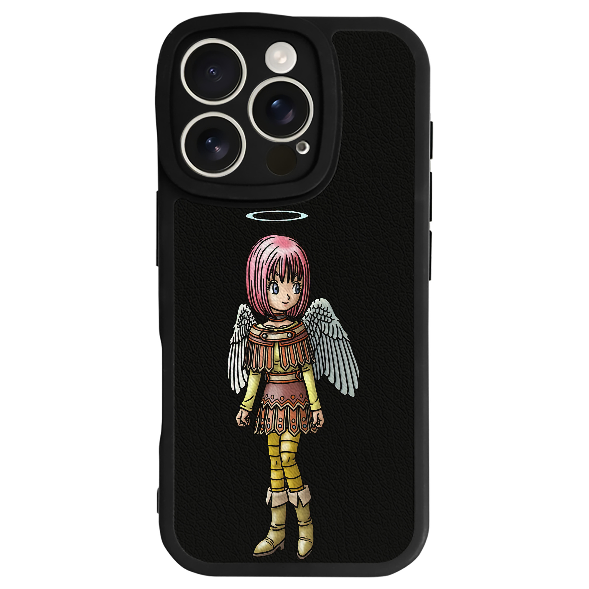 （画像用） ドラゴンクエスト Doragon Kuesuto Dragon Quest 【iPhone 16シリーズ対応】シリコンスマホケース（レザー調） 材質：シリコン